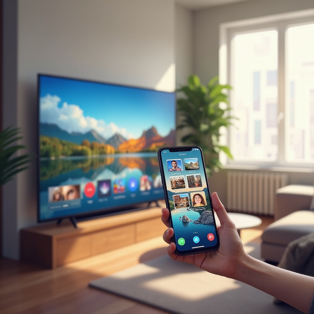 настройка телевизора Samsung Smart TV для отображения изображений с iPhone