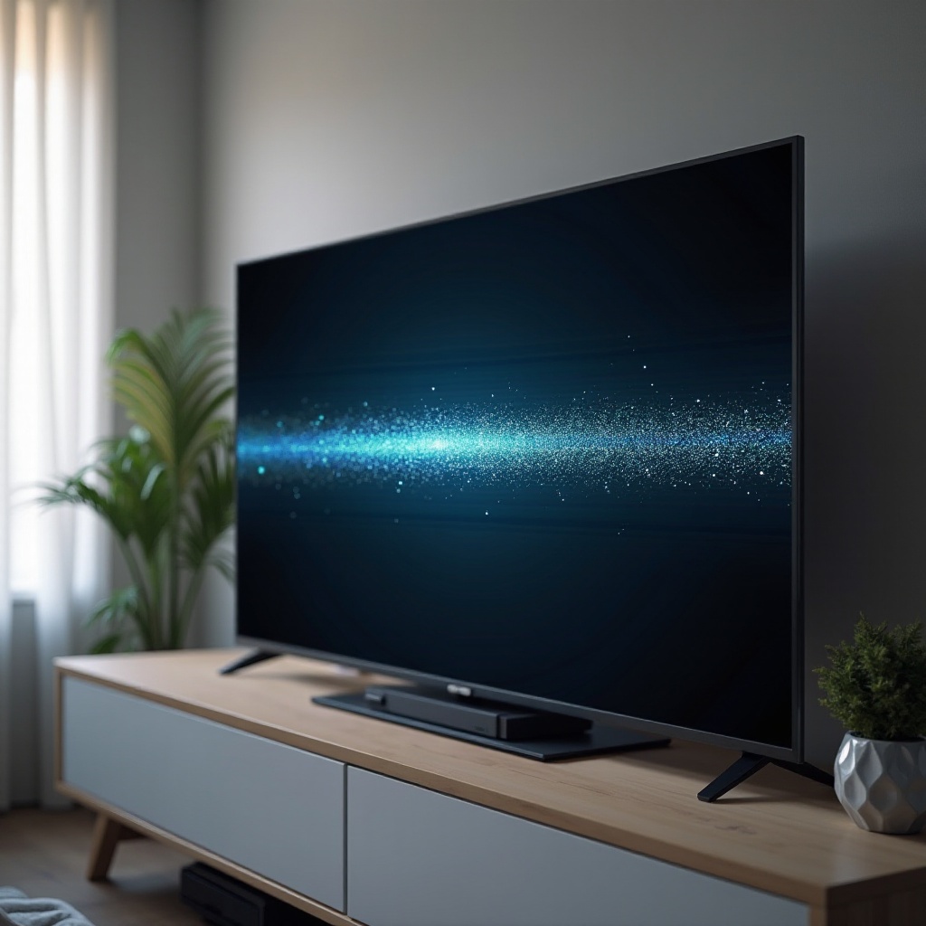 línea de píxeles muertos en la televisión