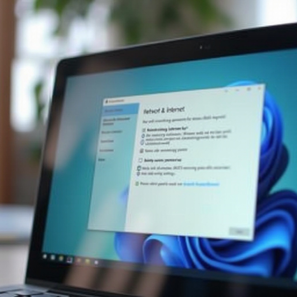 wifi conectado sin internet windows 11