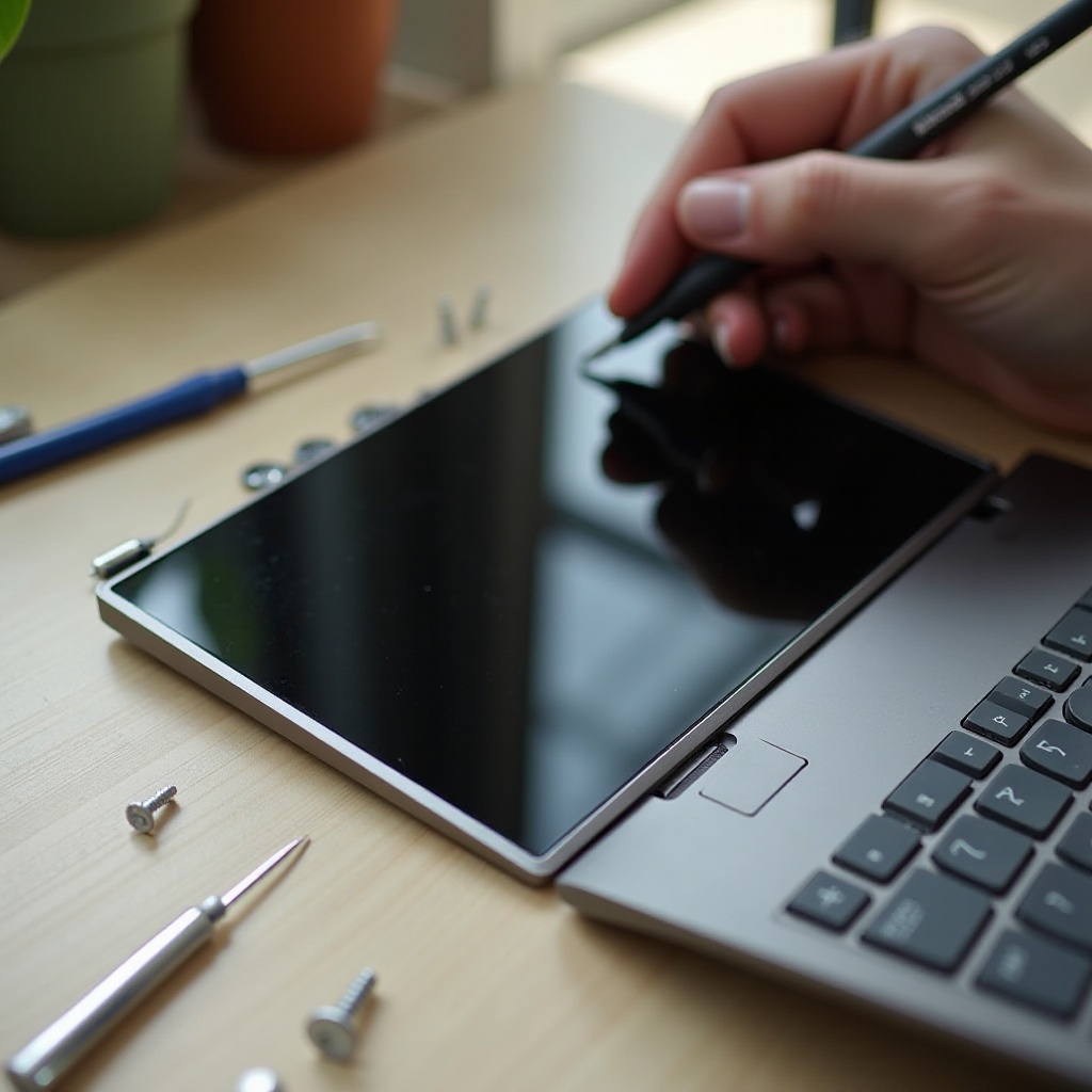 wymiana ekranu google pixelbook