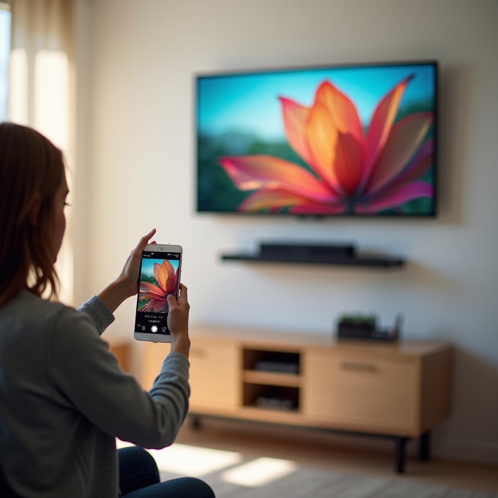 konfigurowanie telewizora Samsung Smart TV, aby wyświetlać zdjęcia z iPhone'a