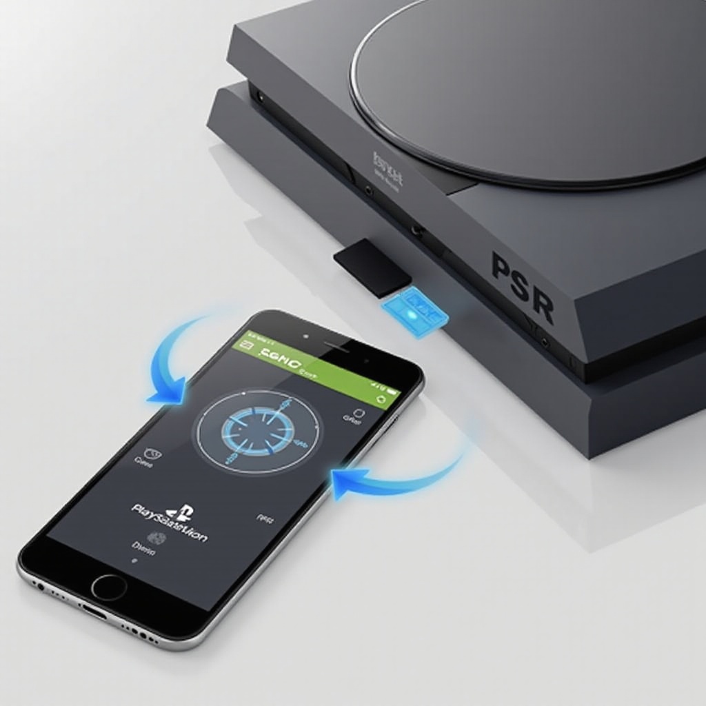как подключить PS4 к телефону