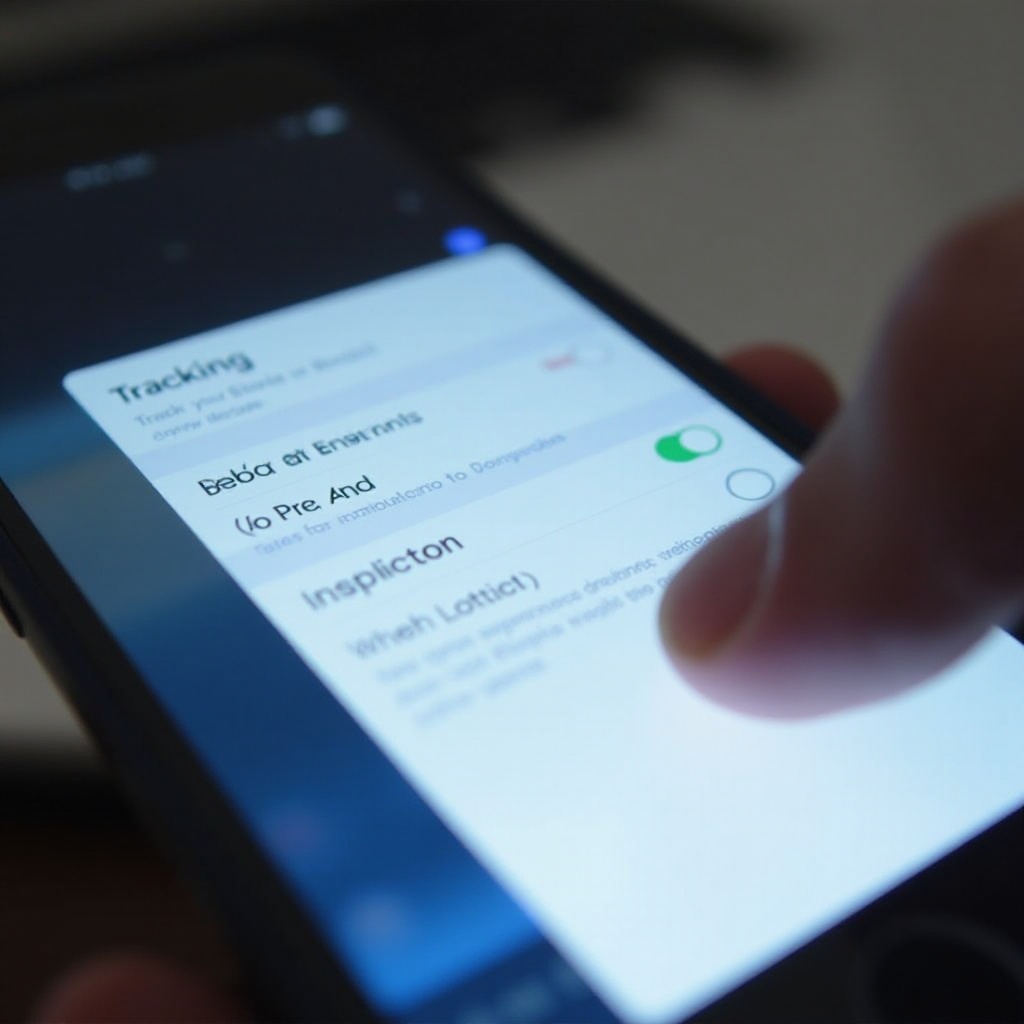 не удается включить разрешение на отслеживание в iOS 17