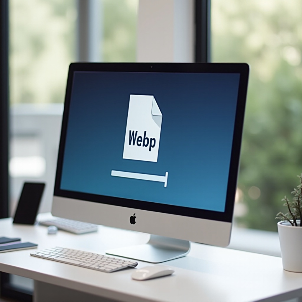 ¿Por qué Mac está descargando la imagen como webp?