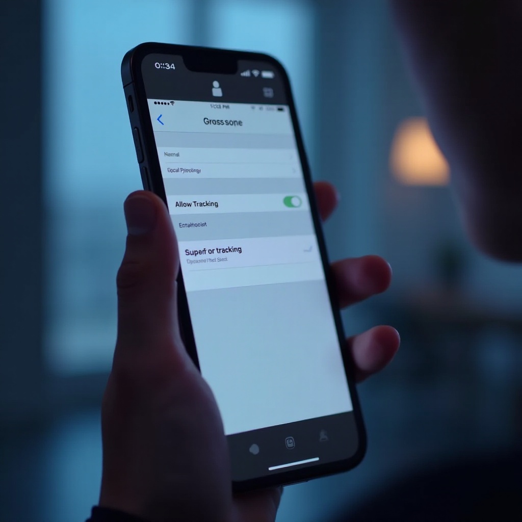 tidak dapat mengaktifkan izinkan pelacakan di iOS 17